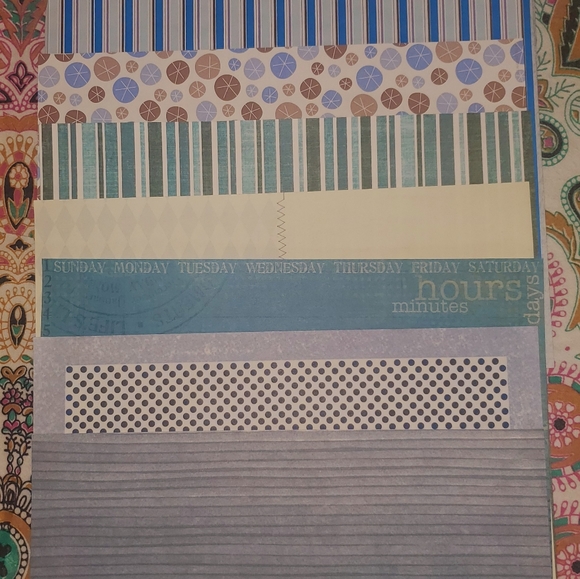 Lot of 80 12x12 scrapbooking paper various styles - Picture 3 of 8